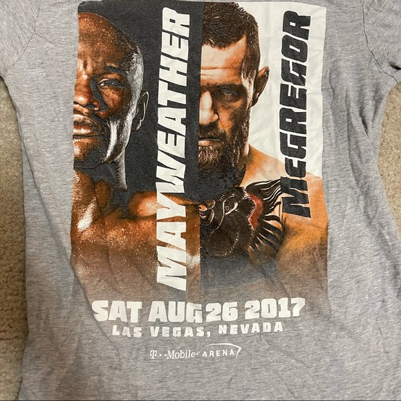 2017 Mayweather vs McGregor Boxing Shirt - Picture 2 of 2